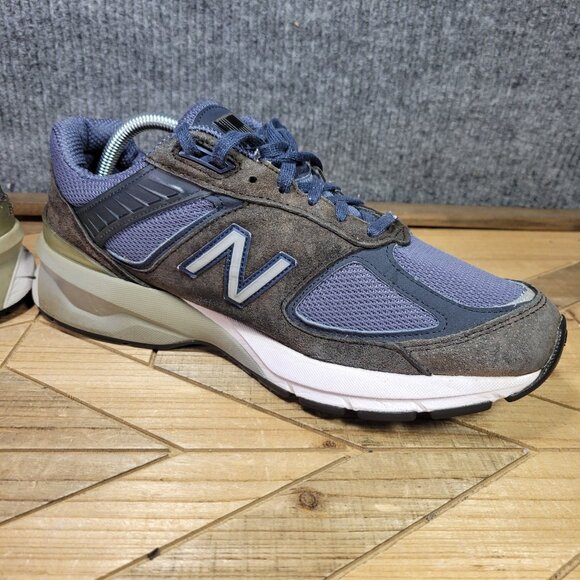 New Balance 990 V5 Shoes Mens US Sz 8.5 2E WIDE Navy Blue Made In USA Suede - Picture 6 of 13